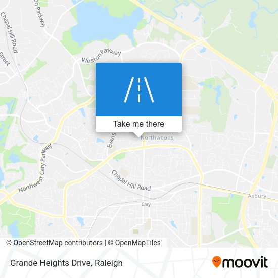 Grande Heights Drive map