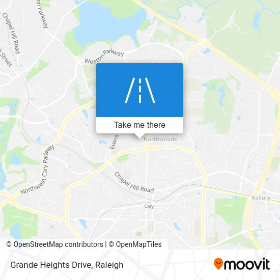 Grande Heights Drive map