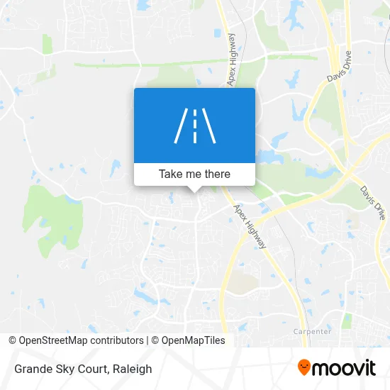 Grande Sky Court map