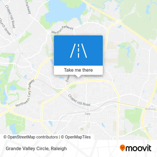 Grande Valley Circle map