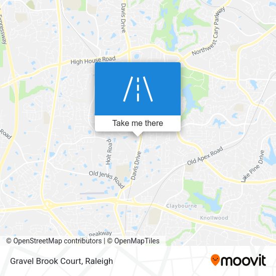 Mapa de Gravel Brook Court