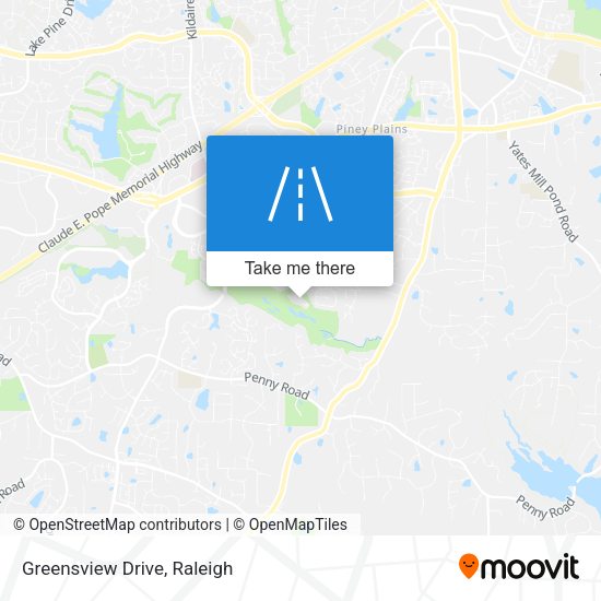 Mapa de Greensview Drive