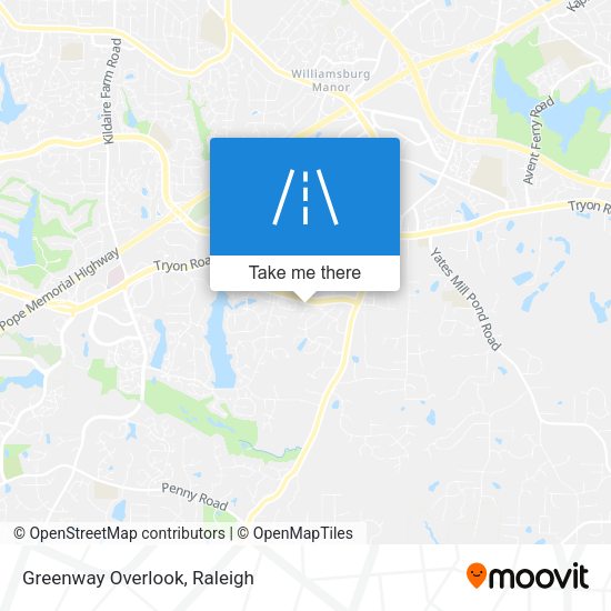 Mapa de Greenway Overlook