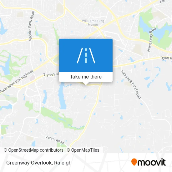 Greenway Overlook map