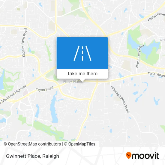 Gwinnett Place map