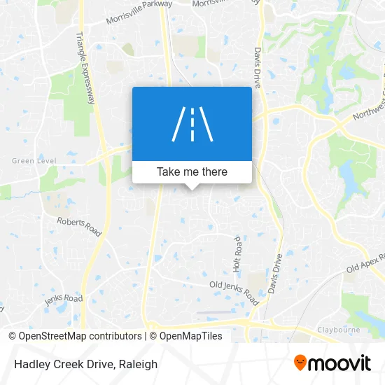 Hadley Creek Drive map
