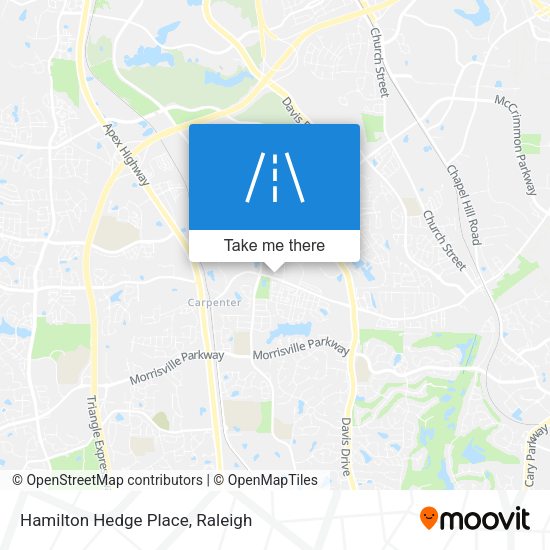 Mapa de Hamilton Hedge Place