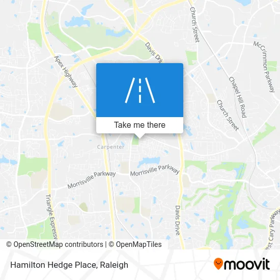 Hamilton Hedge Place map