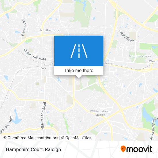 Mapa de Hampshire Court