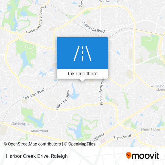 Mapa de Harbor Creek Drive