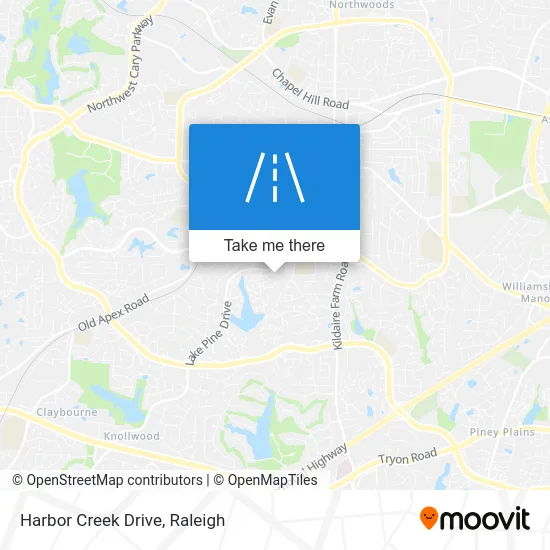 Harbor Creek Drive map