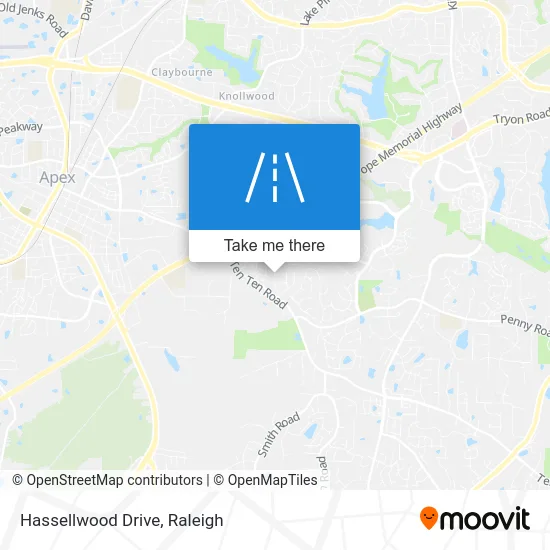 Hassellwood Drive map