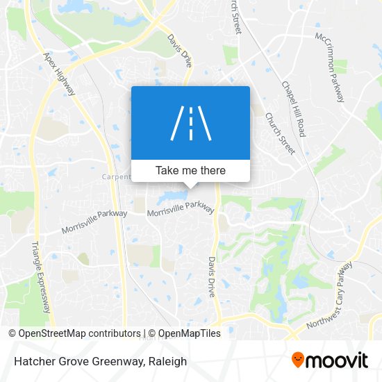 Mapa de Hatcher Grove Greenway