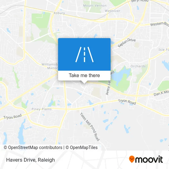 Havers Drive map
