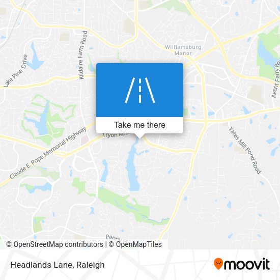 Mapa de Headlands Lane