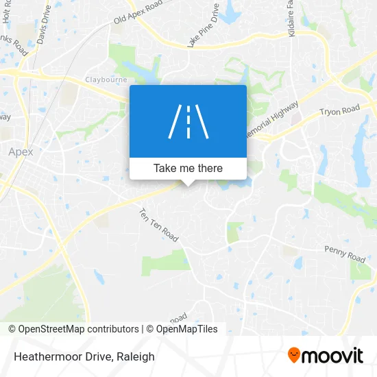 Heathermoor Drive map