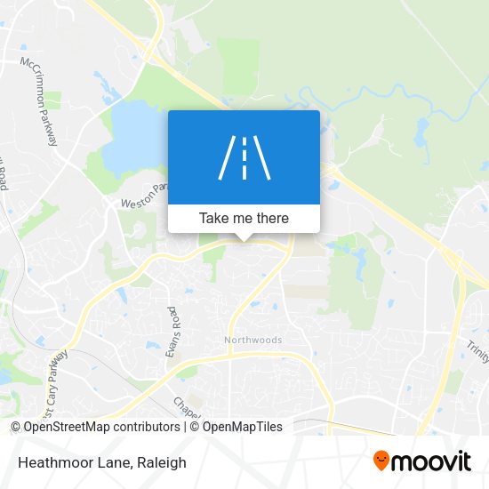 Heathmoor Lane map