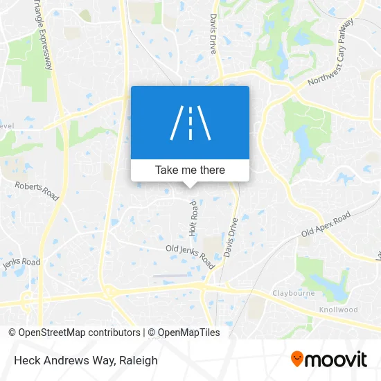 Heck Andrews Way map