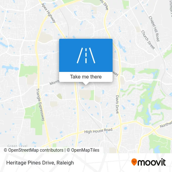 Heritage Pines Drive map