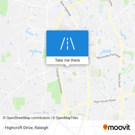 Mapa de Highcroft Drive