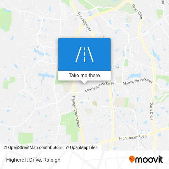 Highcroft Drive map