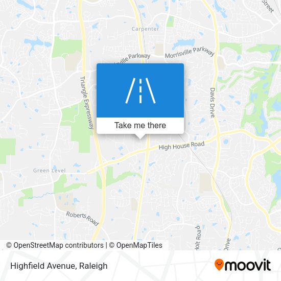 Mapa de Highfield Avenue