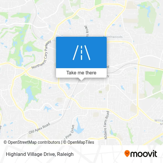 Highland Village Drive map