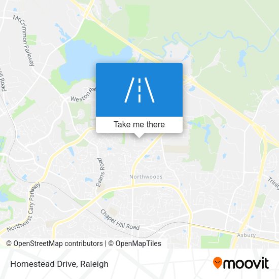 Mapa de Homestead Drive