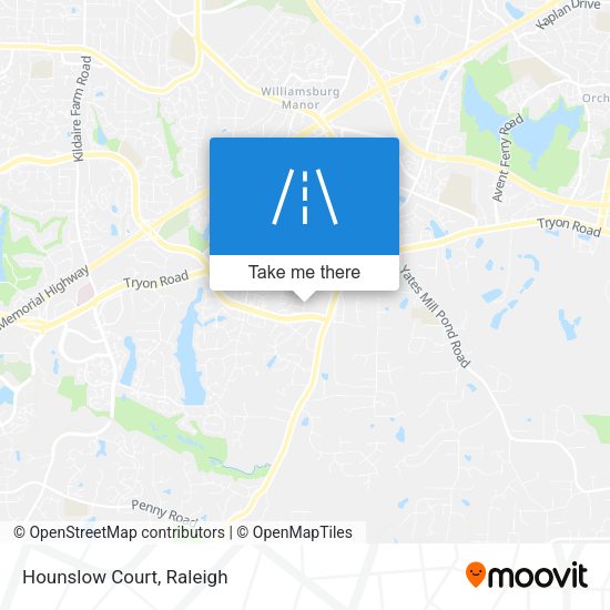 Mapa de Hounslow Court