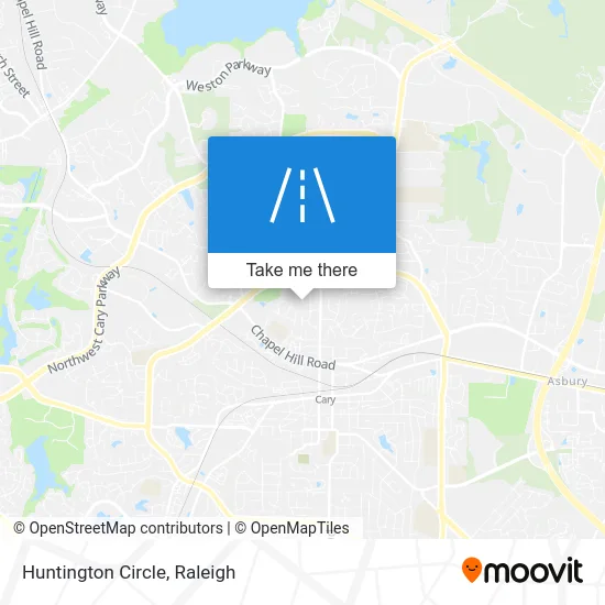 Huntington Circle map