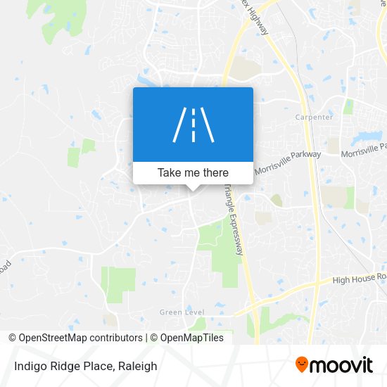 Indigo Ridge Place map