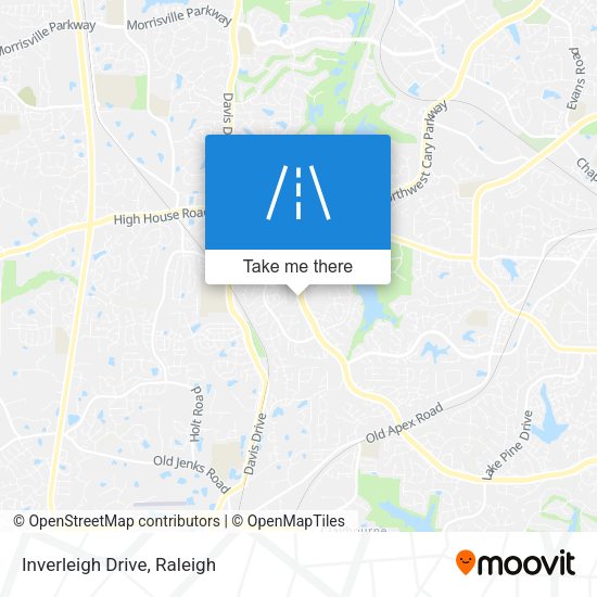 Mapa de Inverleigh Drive