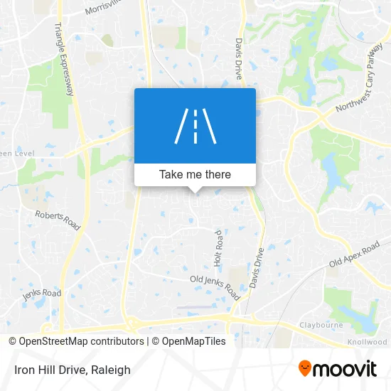 Iron Hill Drive map