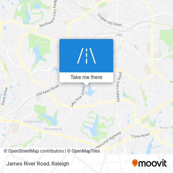 Mapa de James River Road