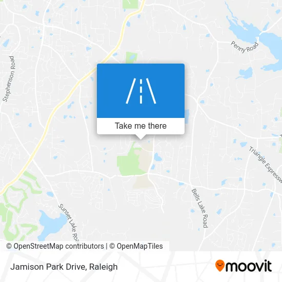 Jamison Park Drive map