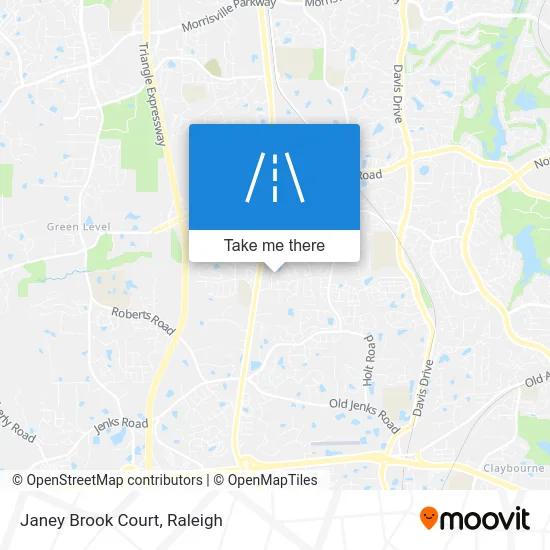 Janey Brook Court map