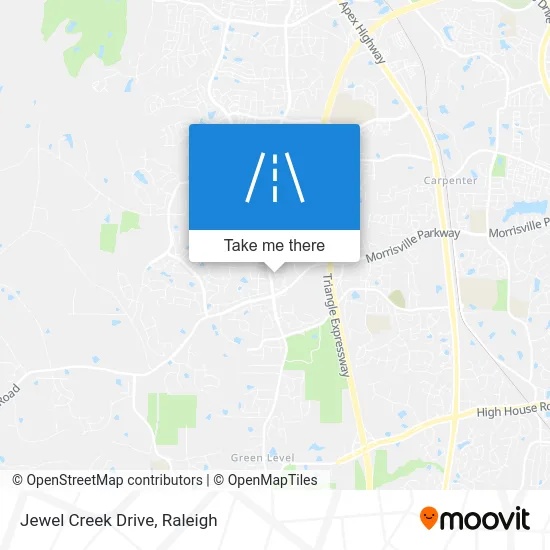 Jewel Creek Drive map