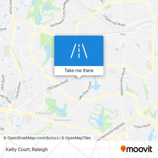 Kelty Court map