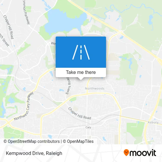 Kempwood Drive map