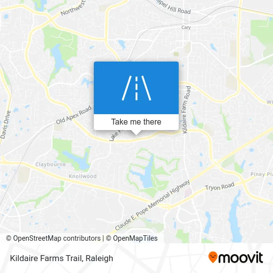 Kildaire Farms Trail map