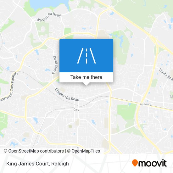 Mapa de King James Court