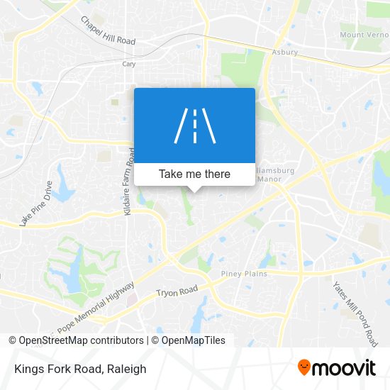 Mapa de Kings Fork Road