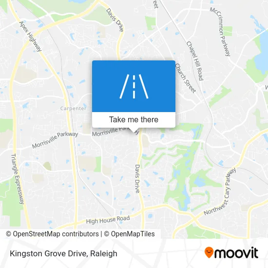 Kingston Grove Drive map