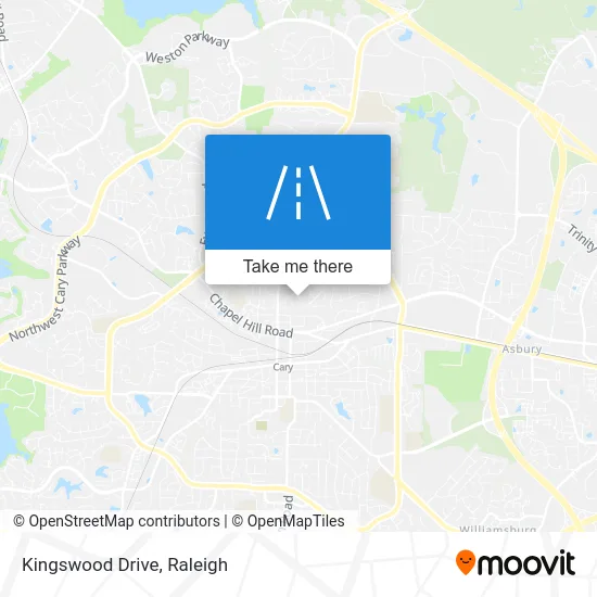 Kingswood Drive map