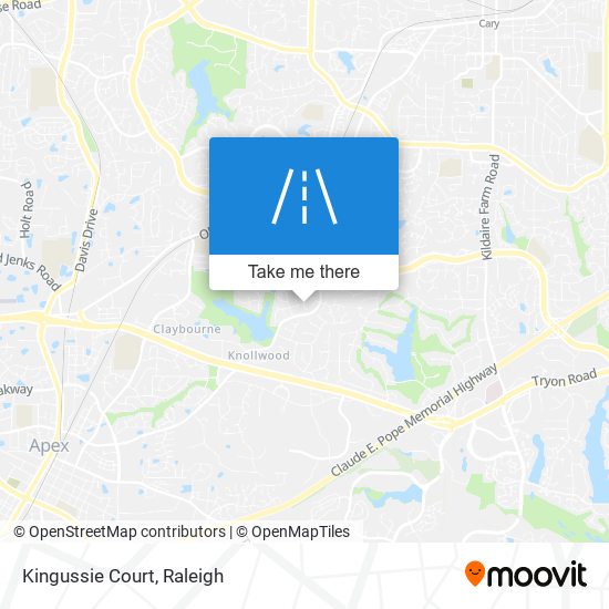 Kingussie Court map