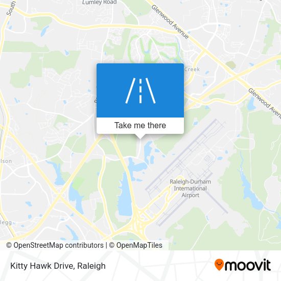 Kitty Hawk Drive map