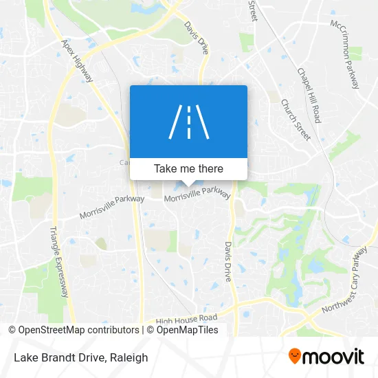 Lake Brandt Drive map