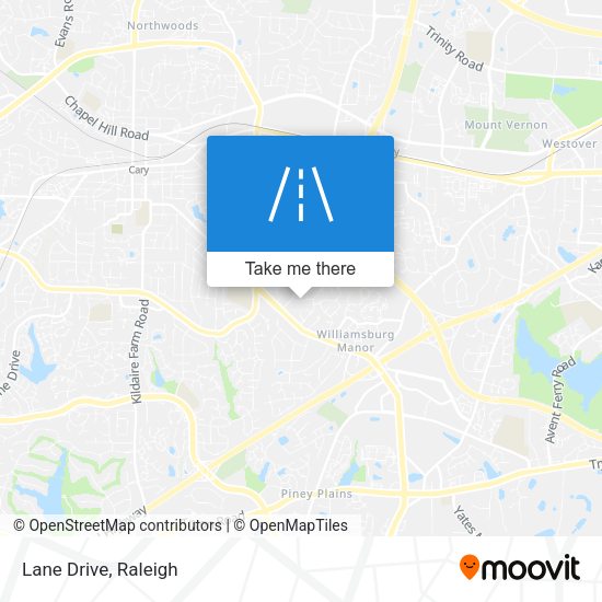 Lane Drive map