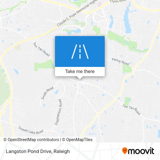 Langston Pond Drive map