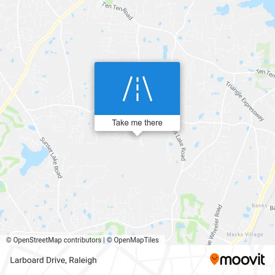 Larboard Drive map